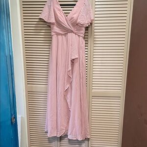 Elegant Pink Women's Dress